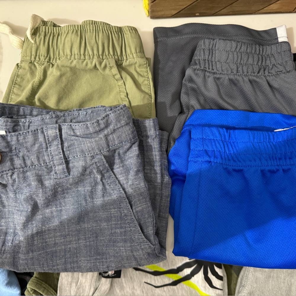 The Children's Place Kids' Shorts Set - Green, Gray, Blue